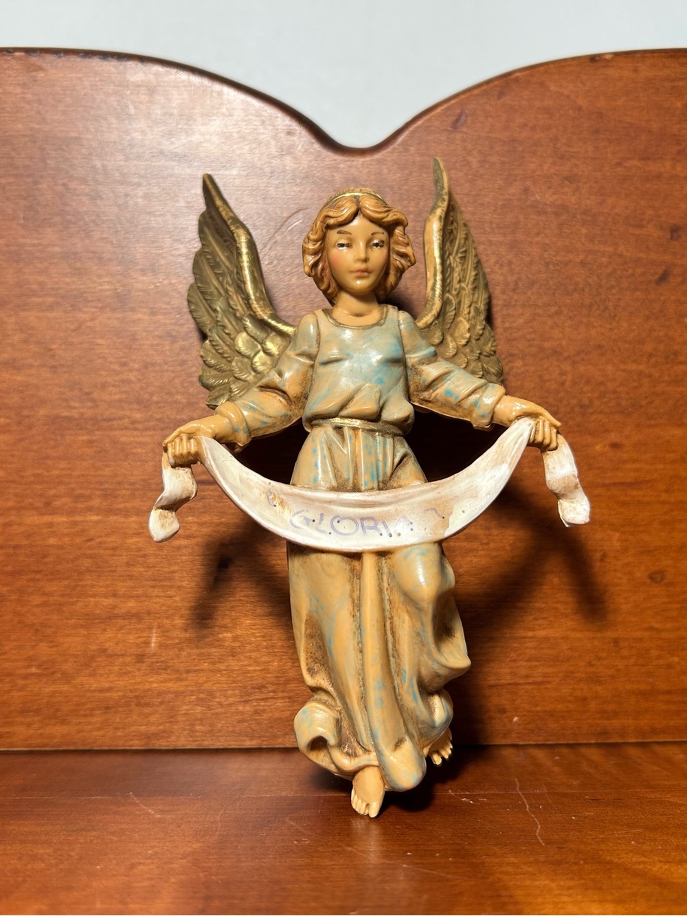 Vintage 1983 Fontanini made in Italy Nativity Figurine Gloria Angel 4.5β x 2.75β